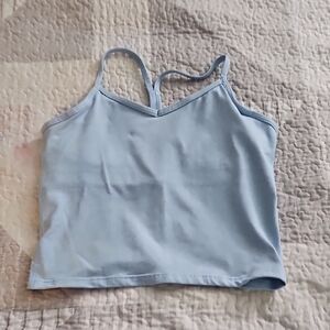 Athleta Sky Blue V-Neck Tank Top